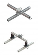 Kreipiantieji profiliai 38x80, 60x60, 80x80 mm-panaudojimas