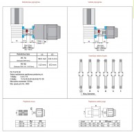 Dantytojo diržo modulio 12-20 mm bloko prijungimas