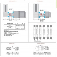 Dantytojo diržo moduliai Compact 80x80-prijungimas