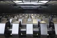 Disc screens DS to waste sieving