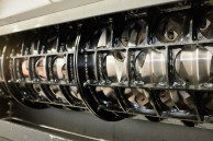 Single shaft shredder SR 1300 for plastic recycling-blades