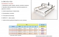 Dideli CNC maršrutizatoriai LCL1, LCL2