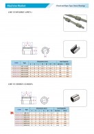 Closed and Open Type Linear Bearings