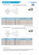 SQUARE FLANGED SHORT TEFLON BEARING