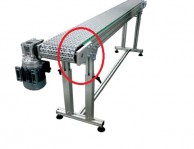 Modulinio konvejerio pavaros plokštės vieta 1