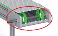 Modulinio konvejerio įtempimo ritinio vieta 4