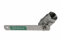 Water valve with lever