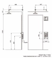 8165 Axion Emergency shower sketch