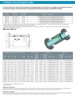 X-Pressed Expansion Joints with Fixed ﬂange and Floating Flange-data