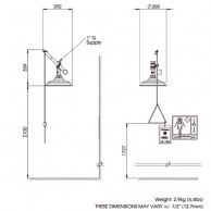 8122VCPR AXION Emergency shower sketch