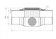Standard Braided Expansion Joints-Vibration Absorber-sketch