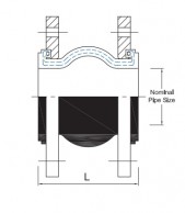 LKA10 Rubber Expansion joints for Thermal Expansion Elimination-sketch