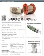 Axial expansion joints