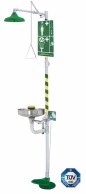 8347 Axion Emergency shower with eye-face wash station