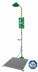 8327 Axion Emergency shower with eye-face wash station