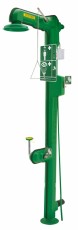 8317CTFPEX Frost resistant Emergency body shower with eye face-wash