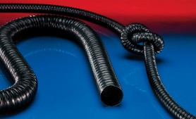 Antistatinė, lengva PROTAPE® PUR 330 AS juoda poliuretano žarna