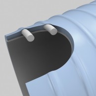 NORPLAST žarnų su įdėklu konstrukcija