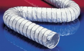 Dūmų, garų ir dulkių ištraukimo žarnos CP PTFE/GLASS-INOX 471