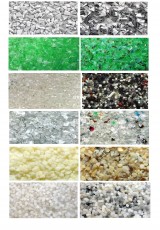Susmulkintų ir granuliuotų plastikų optinis rūšiavimas