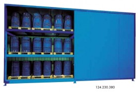 Container multi-level storage for pallet storage WCS-F-E.2-40; WCS-F-E.3-80