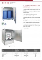 SLH 1x1; 1,5x1,5 KTC container storage for chemicals