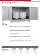 SLH 2x2 KTC; 3x2 KTC container storage for chemicals