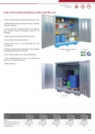 Container non-insulated warehouses for chemicals SLH 1x2; 5x2