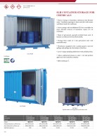 SLH 6x2; 5x6 container warehouses for chemicals
