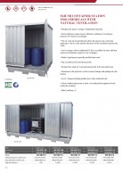 SLH NB 6x2; 5x6 container storage for chemicals with active ventilation