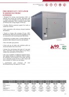 Fire Resistant Container Warehouse F90 BCS SUPERIOR