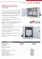 Fire Resistant Container Warehouse for KTC-IBC Containers
