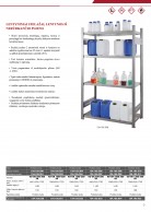 Lentyniniai stelažai, lentynos iš nerūdijančio plieno KG-GR