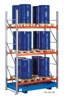 Racks G-PR3 drums on pallets 1