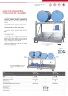 Racking for horizontal 200L storage A-B