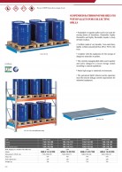 Suspended pouring baths WSR-E for pallet racking