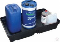 143 L baths without grid, to collect chemical spill 2