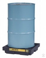 45 L black polyethylene spill collection tray LOW ECO 100% with grid 02