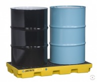 90 L yellow polyethylene spill trays LOW ECO 45% with grid 1