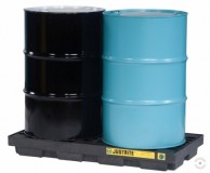 90 L black  polyethylene spill collecting trays LOW ECO 45 with grid 03