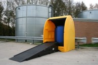 Ramp for access to a pallet bath, 121-140-100