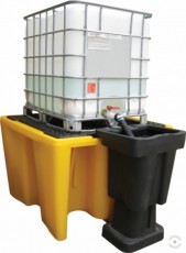 1120 L prasiliejimų surinkimo padėklinė vonia IBC-KTC konteineriams