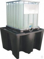 1120 L black or yellow spill pallet bath without Grid For IBC-KTC Containers