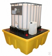 1260 L black or yellow pallet baths for IBC-KTC containers 1