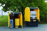 Uždaroma darbo stotis ECO 40, 1x1000 L IBC konteineriui 02