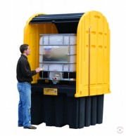Uždaroma darbo stotis ECO 40, 1x1000 L IBC konteineriui 04