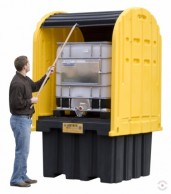 Uždaroma darbo stotis ECO 40, 1x1000 L IBC konteineriui 03