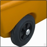 Mobile workstation with spill collection for 200 L drum 5