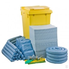 Mobilus rinkinys Wheely-sorbentai tik alyvai 393 L