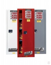 Safe, narrow 83 L SLIMLINE cabinet for flammable materials